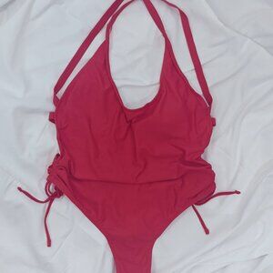 Fire Red One-Piece Swimsuit